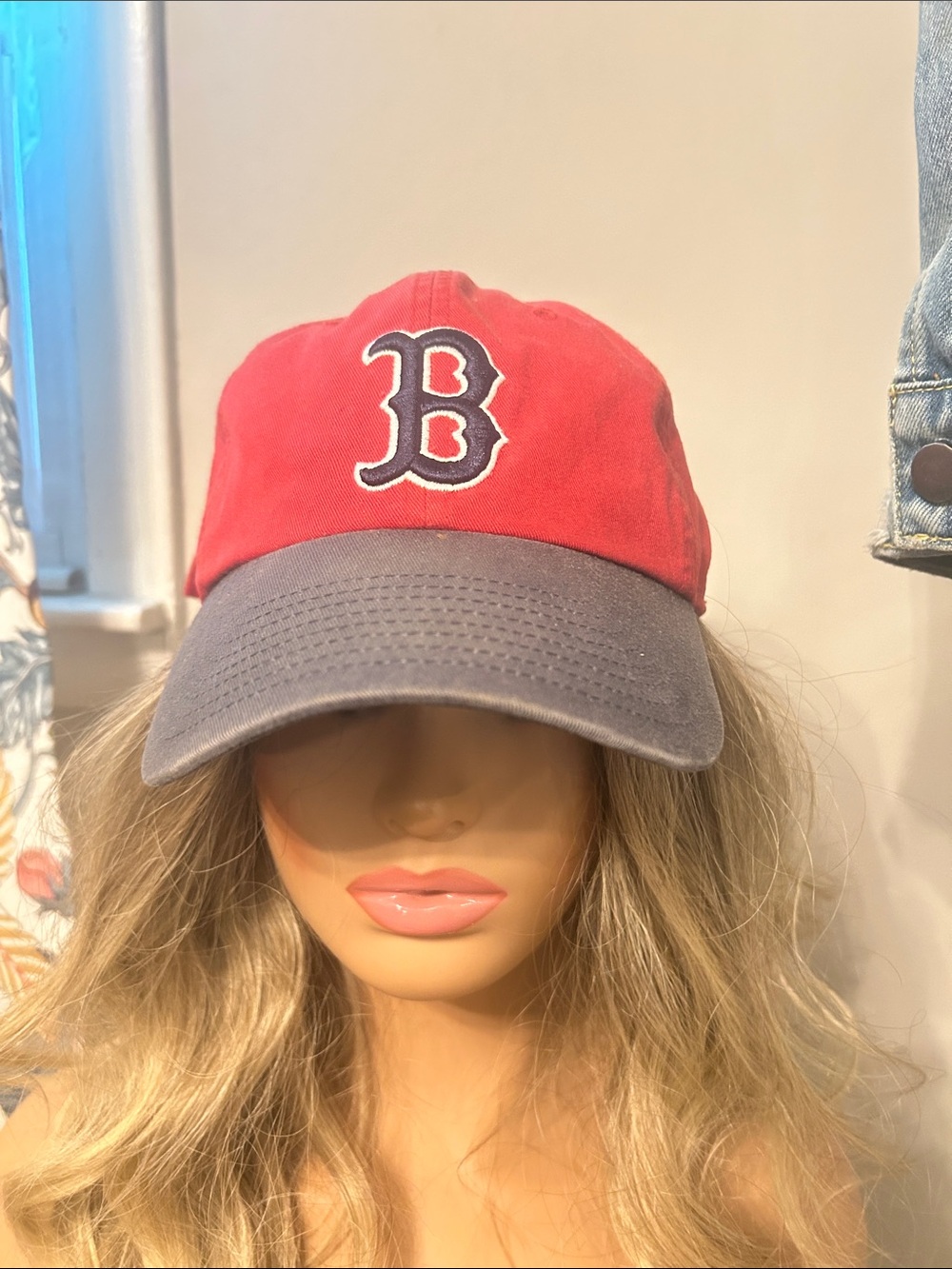 Vintage Boston Red Sox hat Cotton Baseball Cap with Interior Label